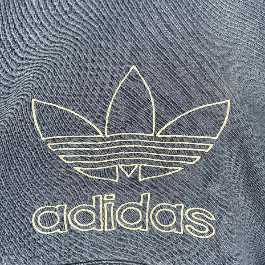 빈티지 아디다스 adidas 빅자수로고 후드 네이비 상품이미지5