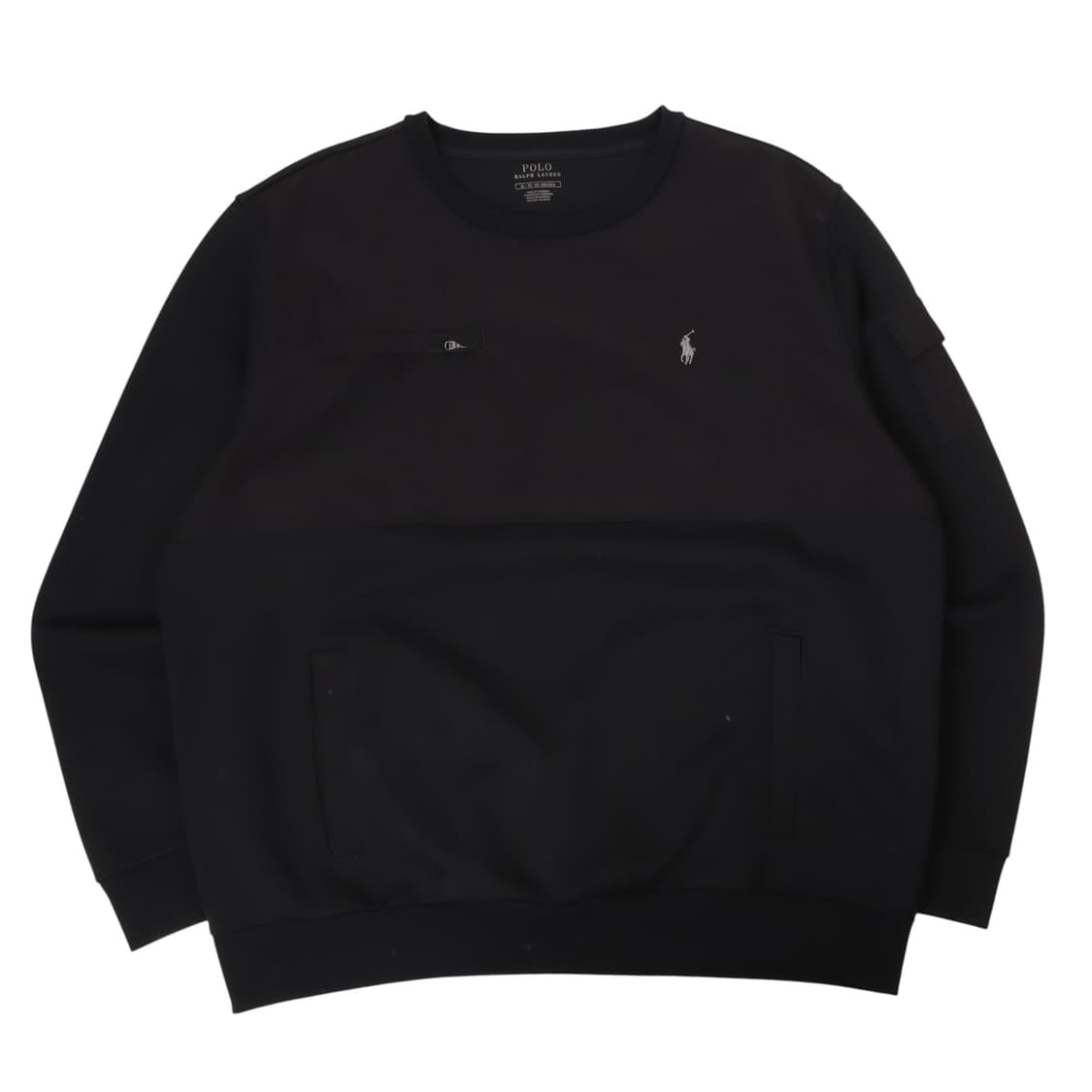 폴로 랄프로렌 블랙 폴리 유틸리티 맨투맨 상품이미지1