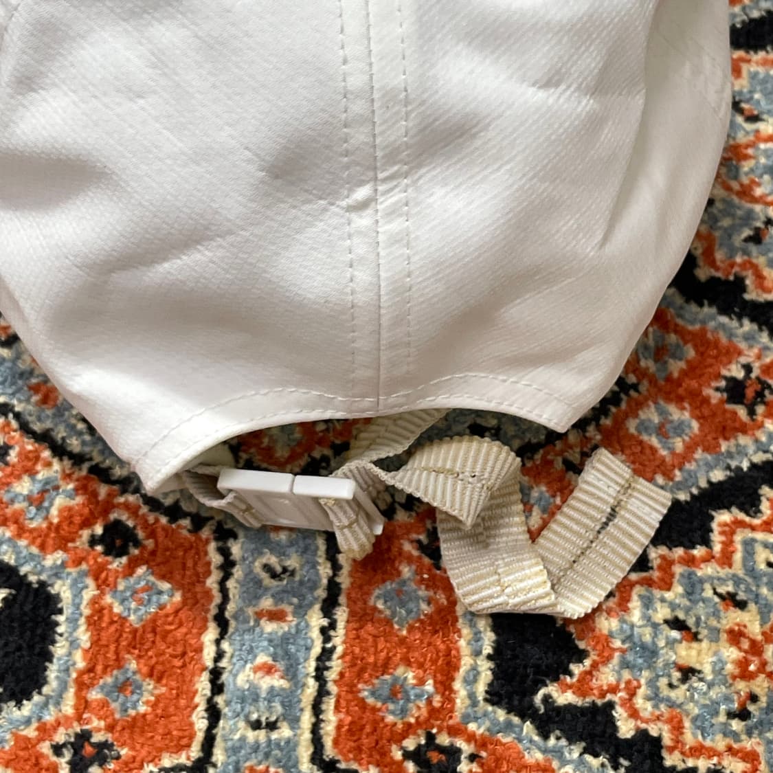 아디다스 화이트 블랙 트랙 삼각로고 모자 캡모자  상품이미지4
