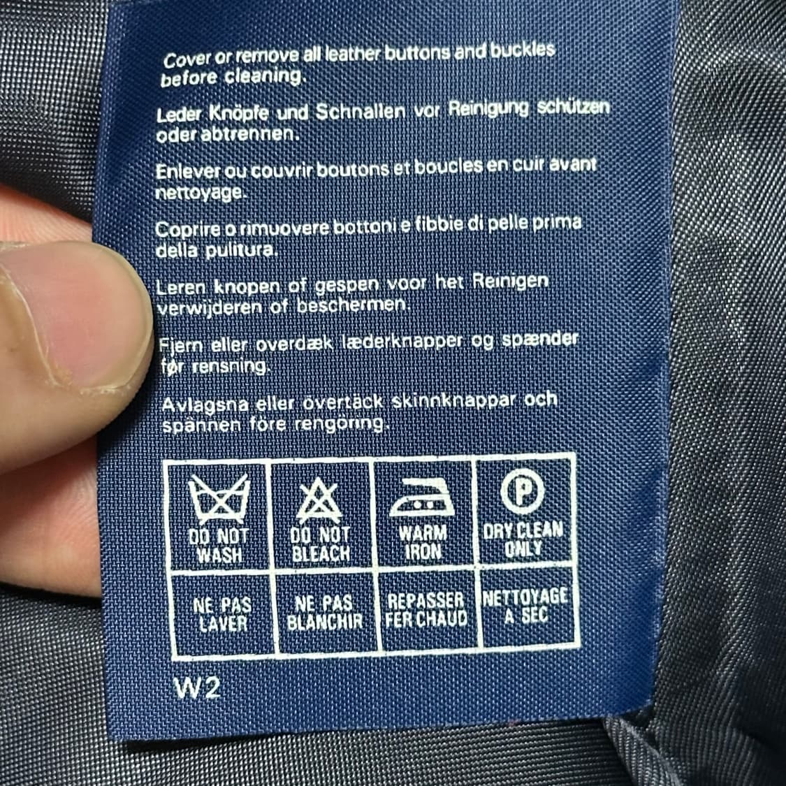 M 버버리 캐시미어 네이비 코트 상품이미지7