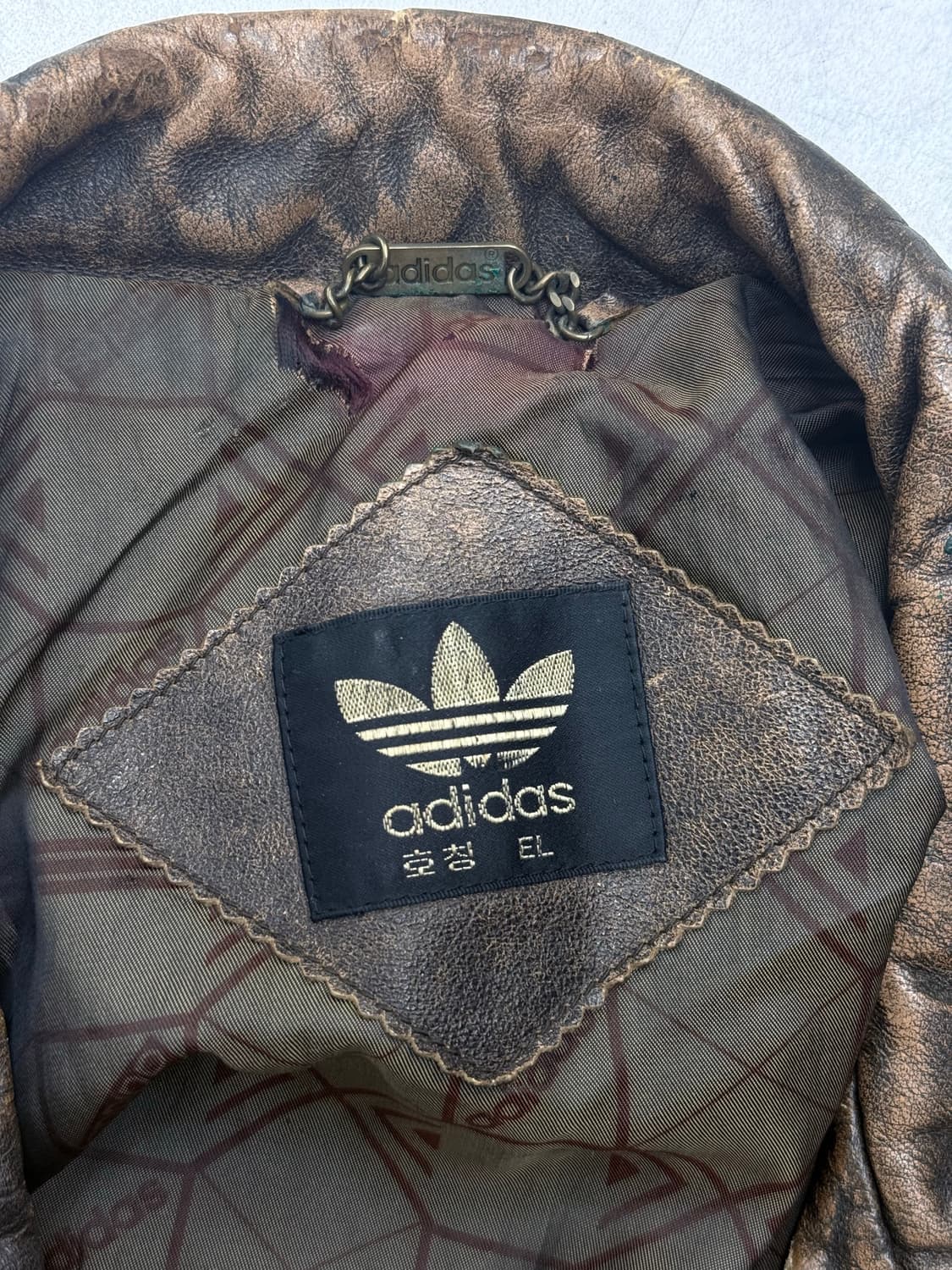 89년도 아디다스 코리아 레더자켓 상품이미지3