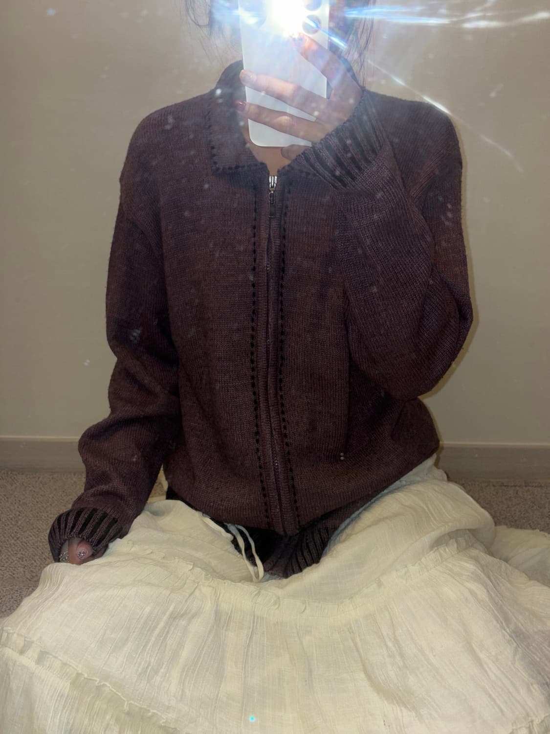 빈티지 오버핏 가디건 상품이미지1