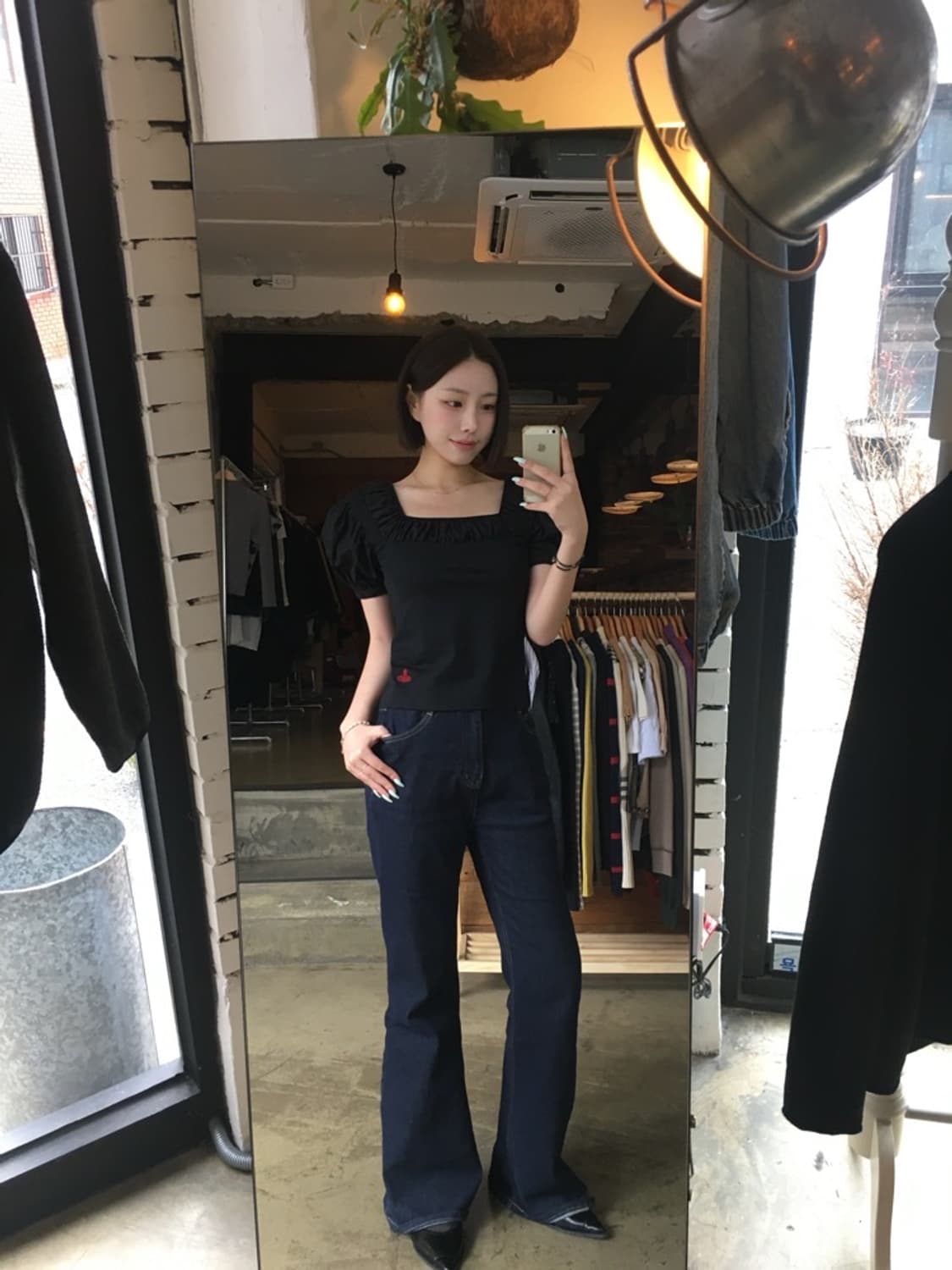 16433 - 비비안 웨스트우드 레드 라벨 스퀘어넥 블라우스 상품이미지1