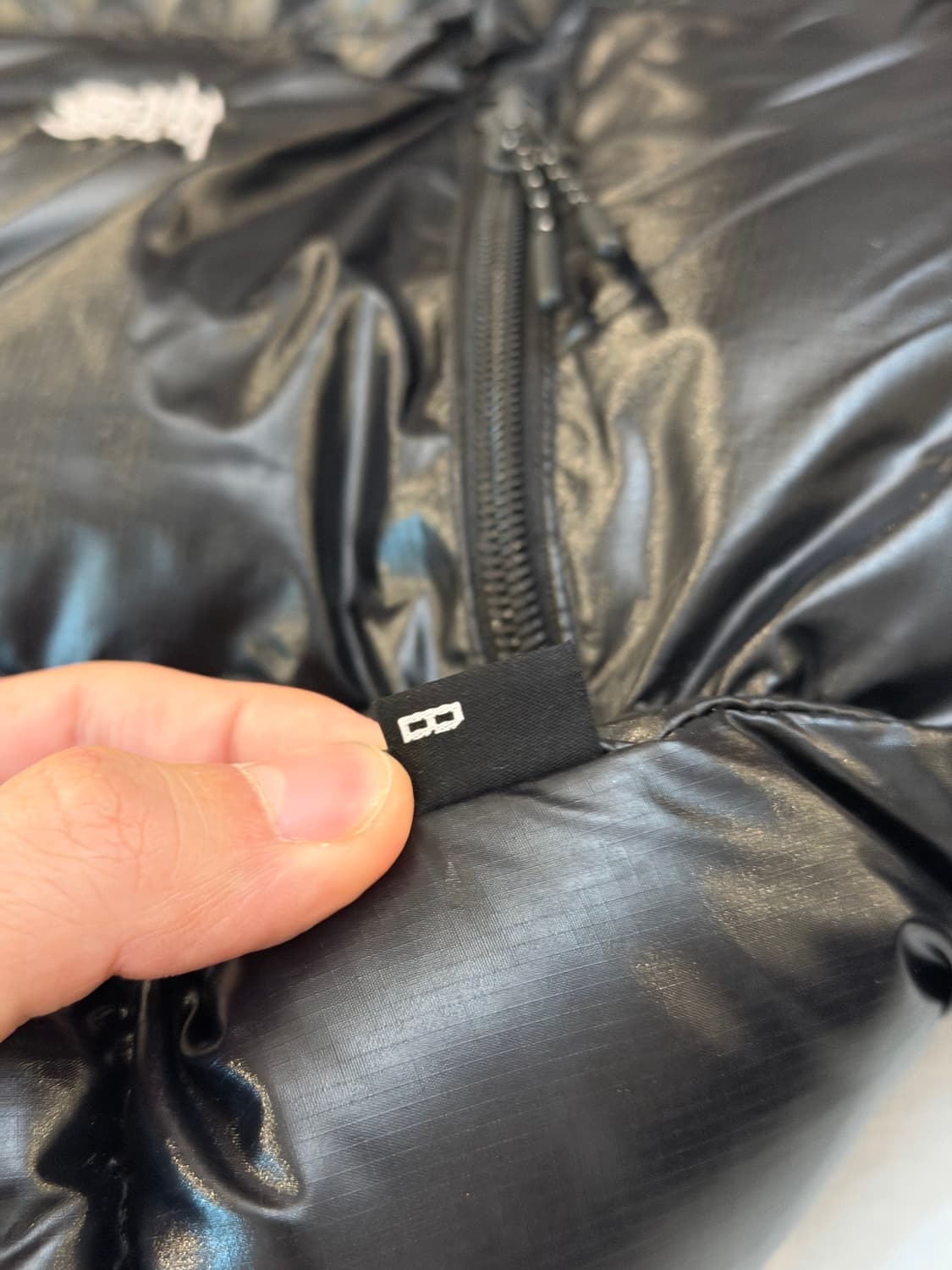 브라운브레스 태그숏 유광패딩 블랙 상품이미지6