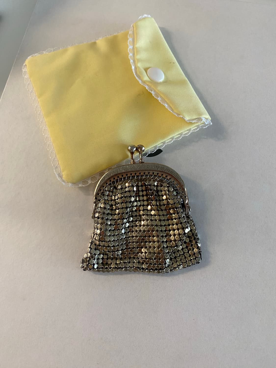 일본 빈티지 메탈 동전 악세사리 지갑 + 파우치 상품이미지1