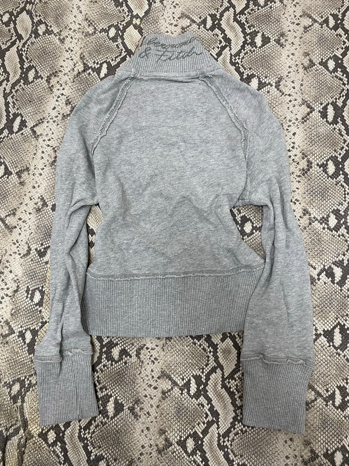 [ABERCROMBIE&FITCH]00’s Crop 2-way Zip U 상품이미지4