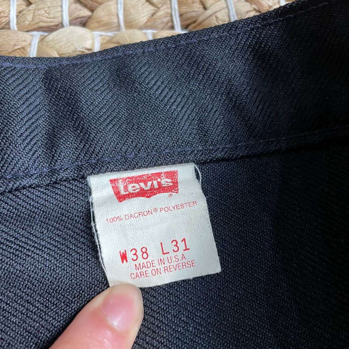 90s USA Levis 스타프레스트 메카닉 팬츠 상품이미지7