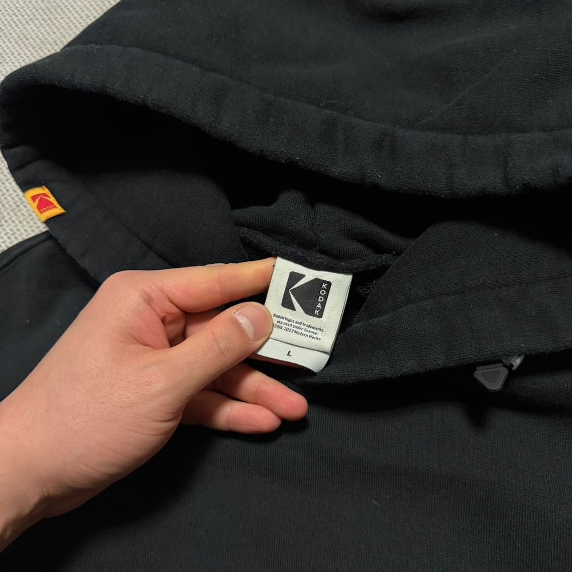 코닥 빅로고 프린팅 후드티 상품이미지3