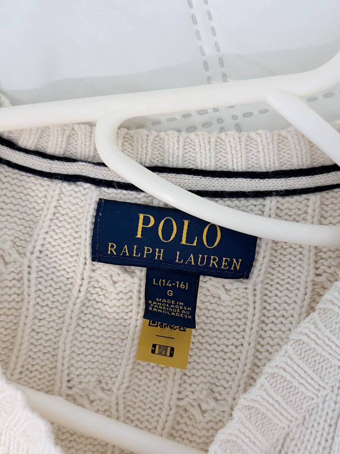 폴로 아이보리 니트 상품이미지4