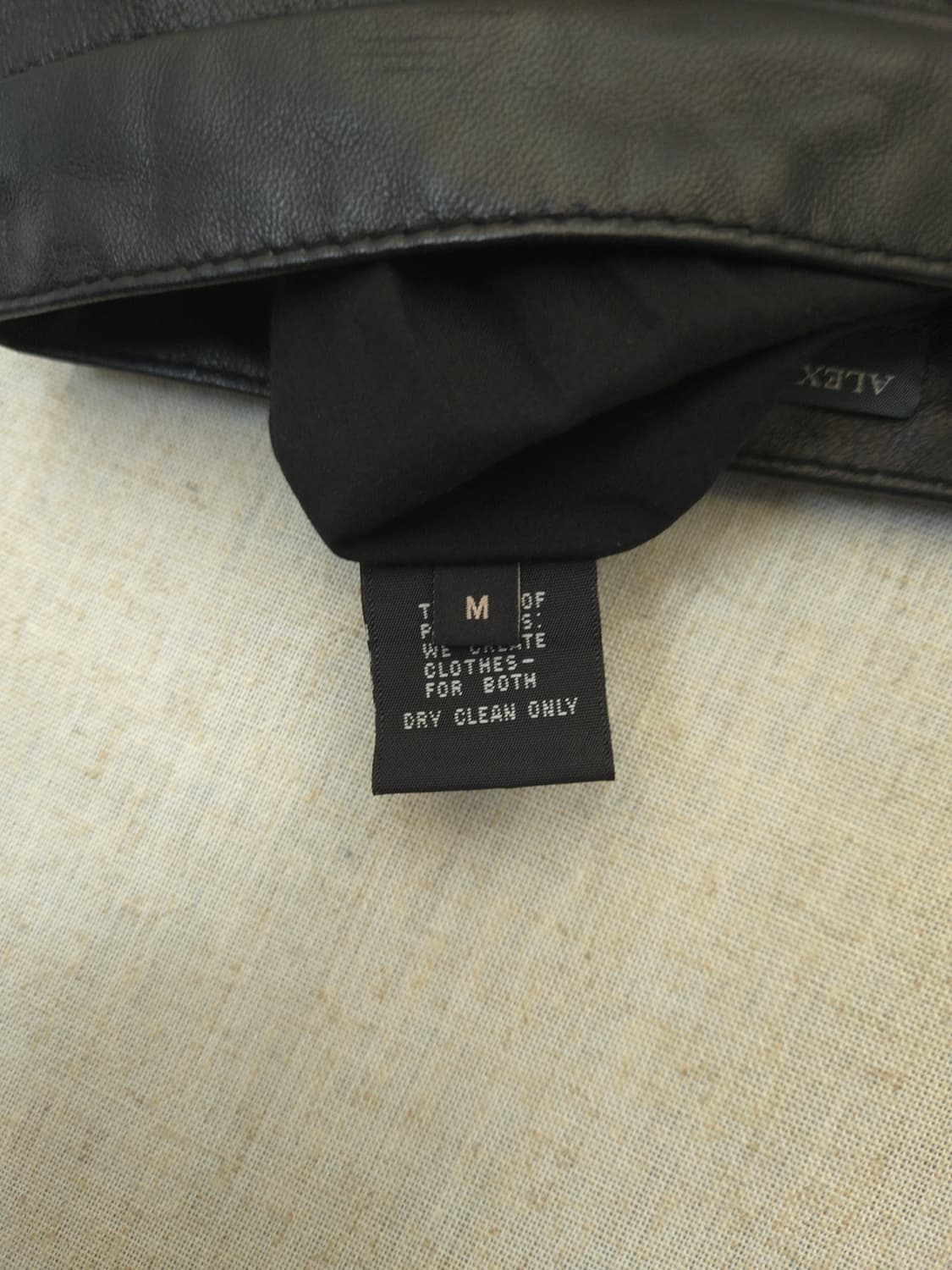 알렉산더 맥퀸 블랙 레더 미니 스커트 상품이미지6