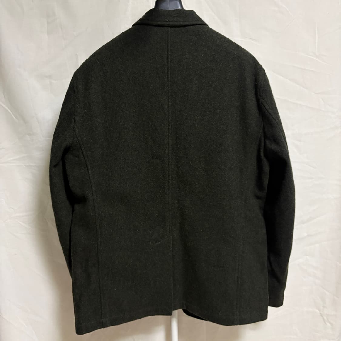 이스트로그 멜톤 울 밀리터리 블레이저 자켓 / 올리브, L 상품이미지7