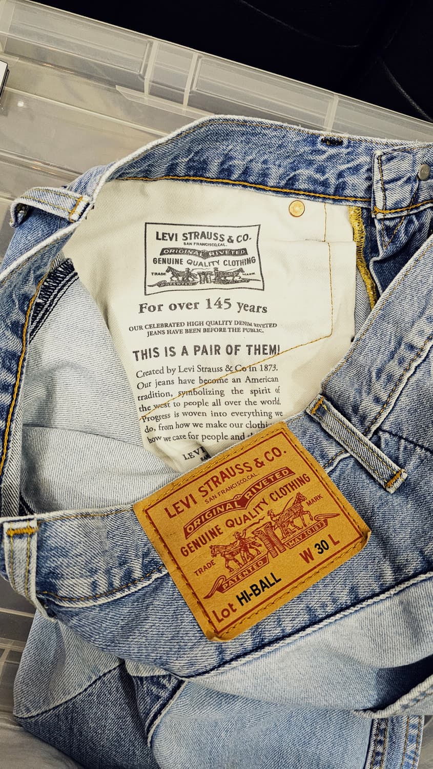 리바이스 프리미엄 절개 데님 팬츠 상품이미지8