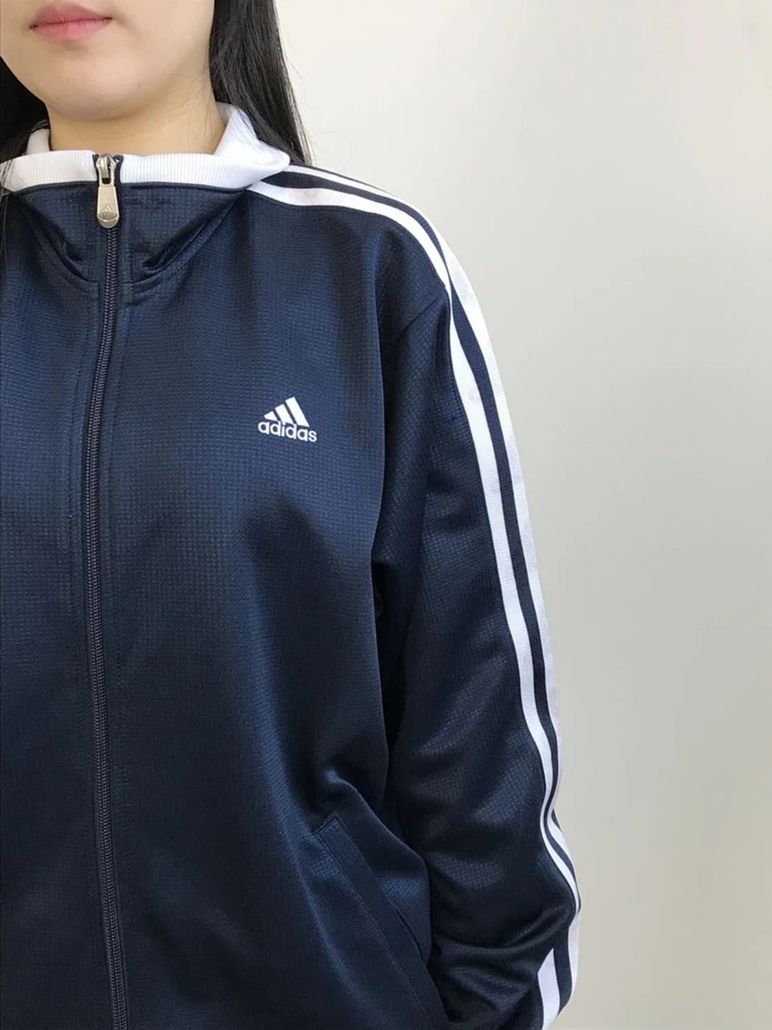 Adidas Navy 3-Stripe Track Jacket 상품이미지2