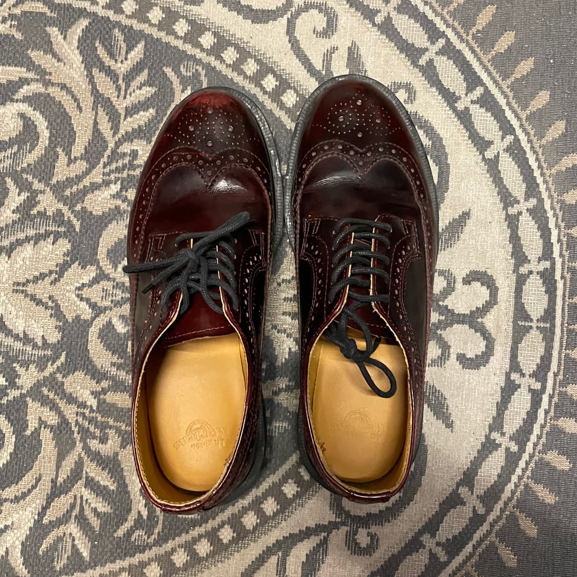 닥터마틴 3989 버건디 윙팁 구두   상품이미지4