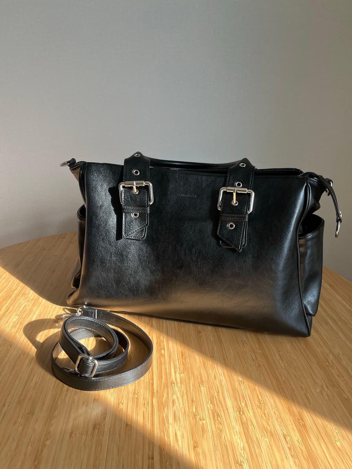 샌드뮤지엄 ROVER TOTE black 토트백 빅백 크로스 상품이미지2