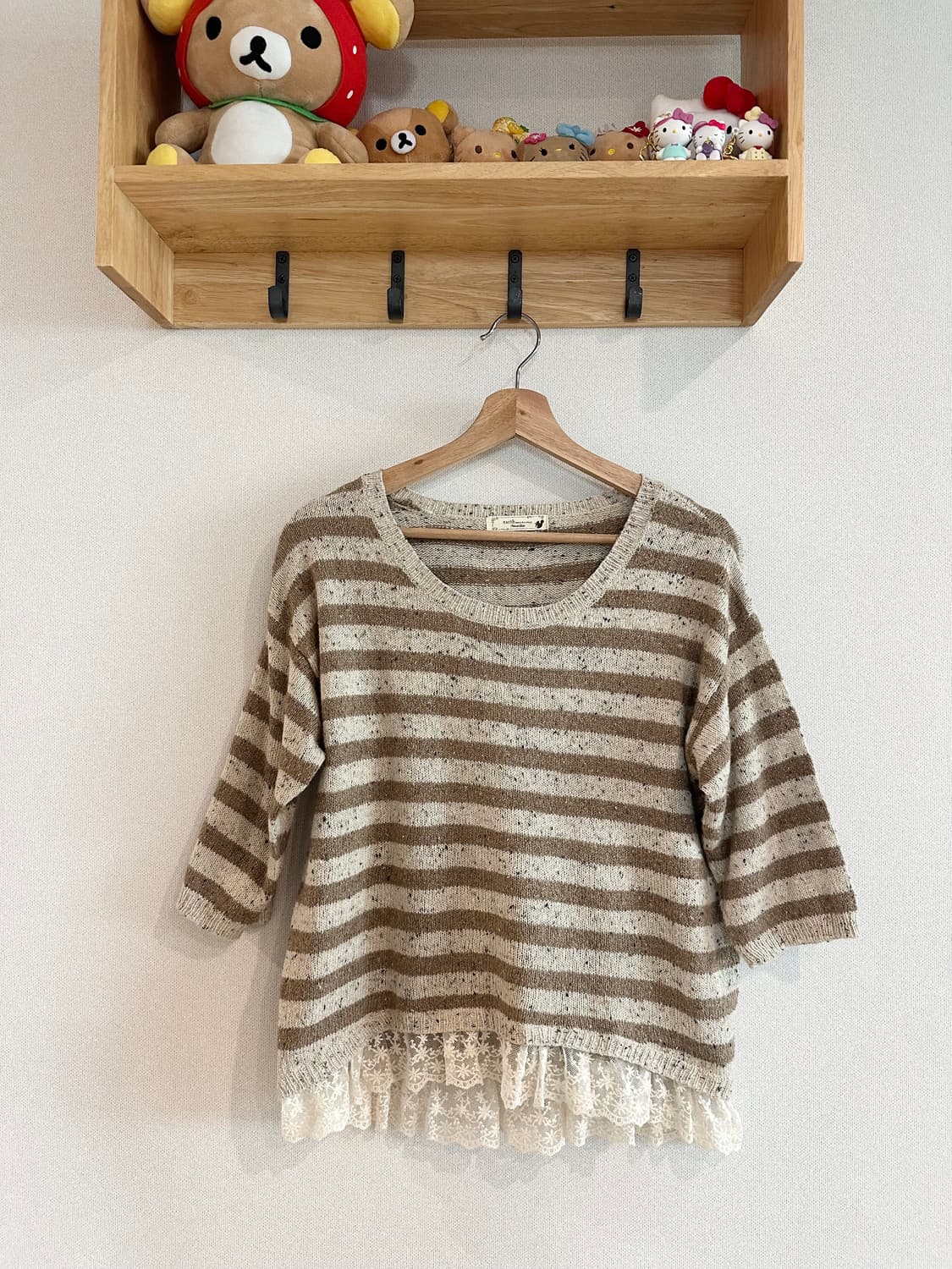 jpn 말차코어 하구미 스즈코 모리걸 히피 아오이유우 레이어드 코디세트 상품이미지3