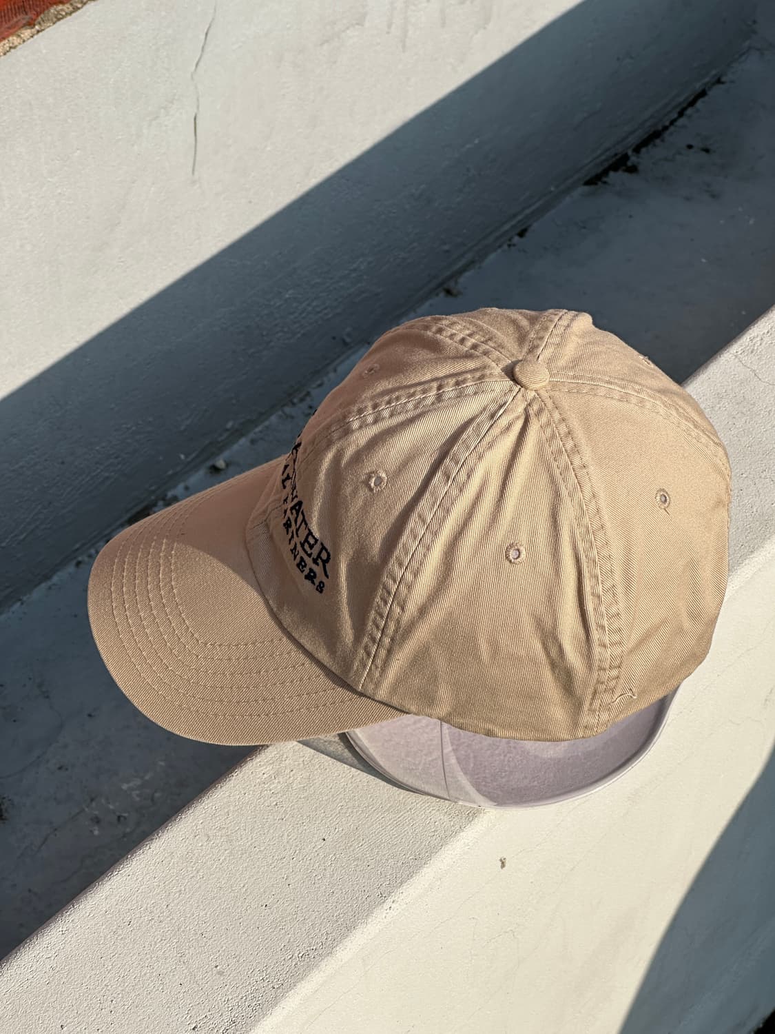 [F] 빈티지 베이지 볼캡 모자 상품이미지3