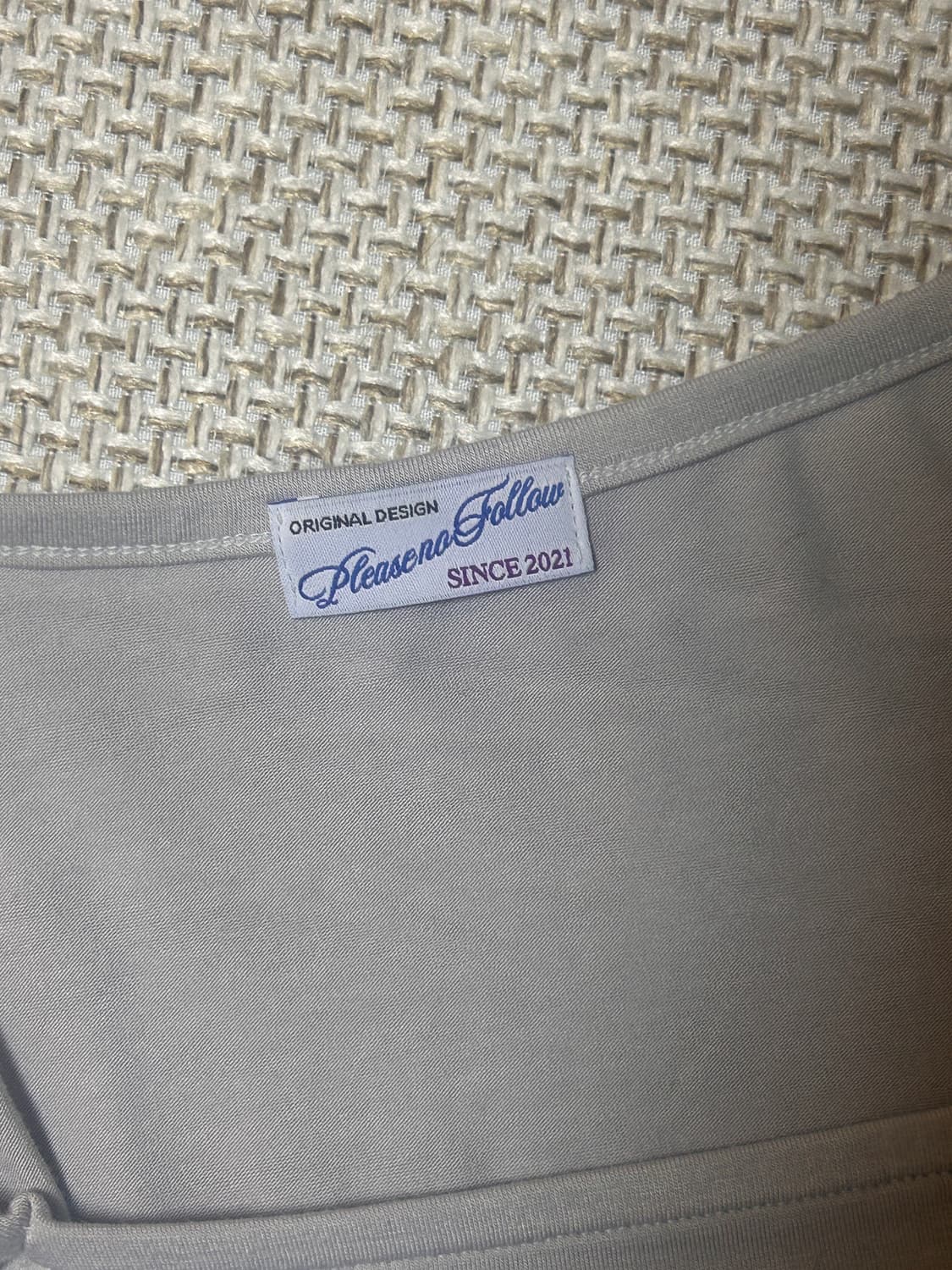 플리즈노팔로우 지나스퀘어넥 슬리브탑 상품이미지3