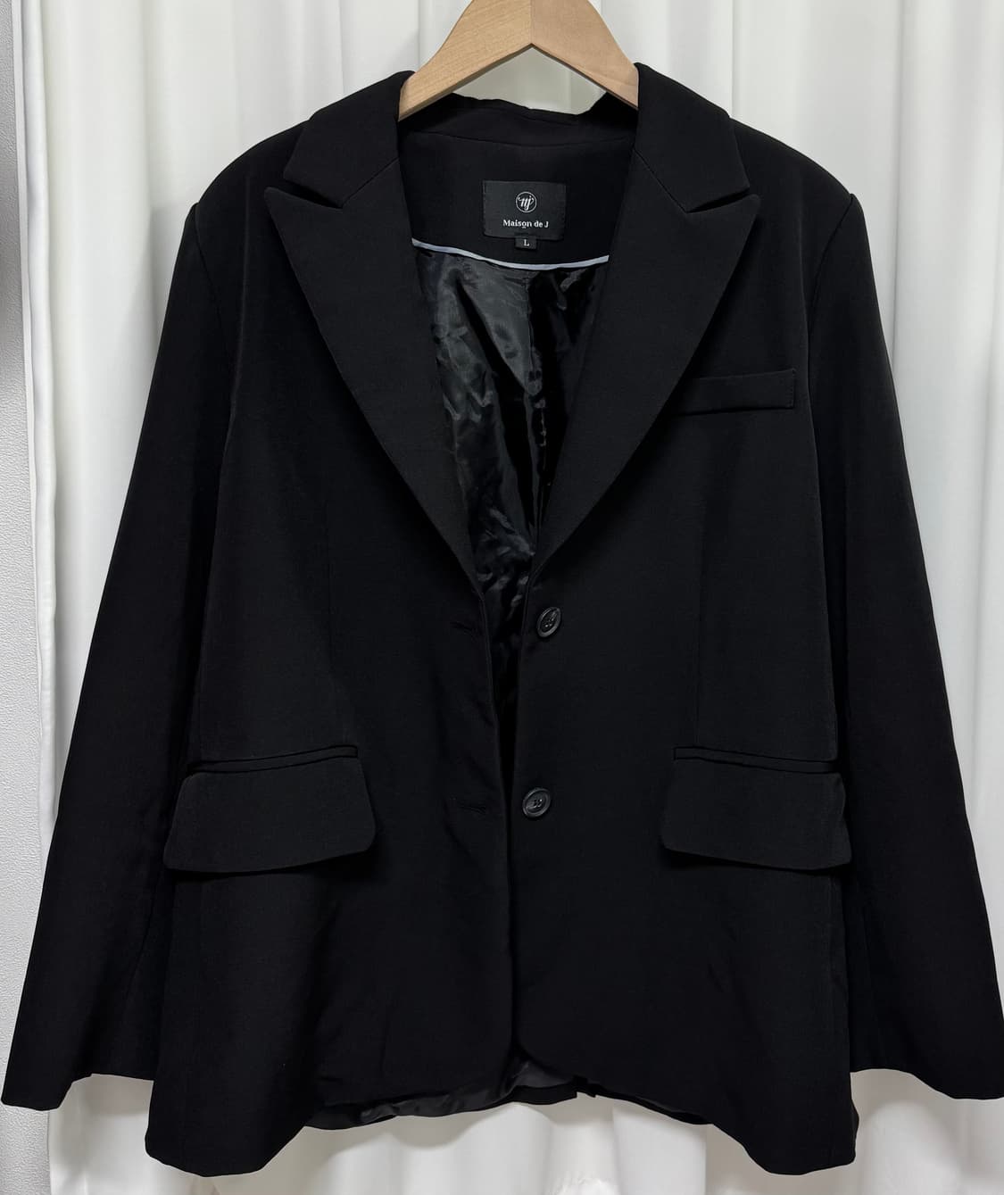 메종드제이 블랙 블레이져 자켓 L 상품이미지4
