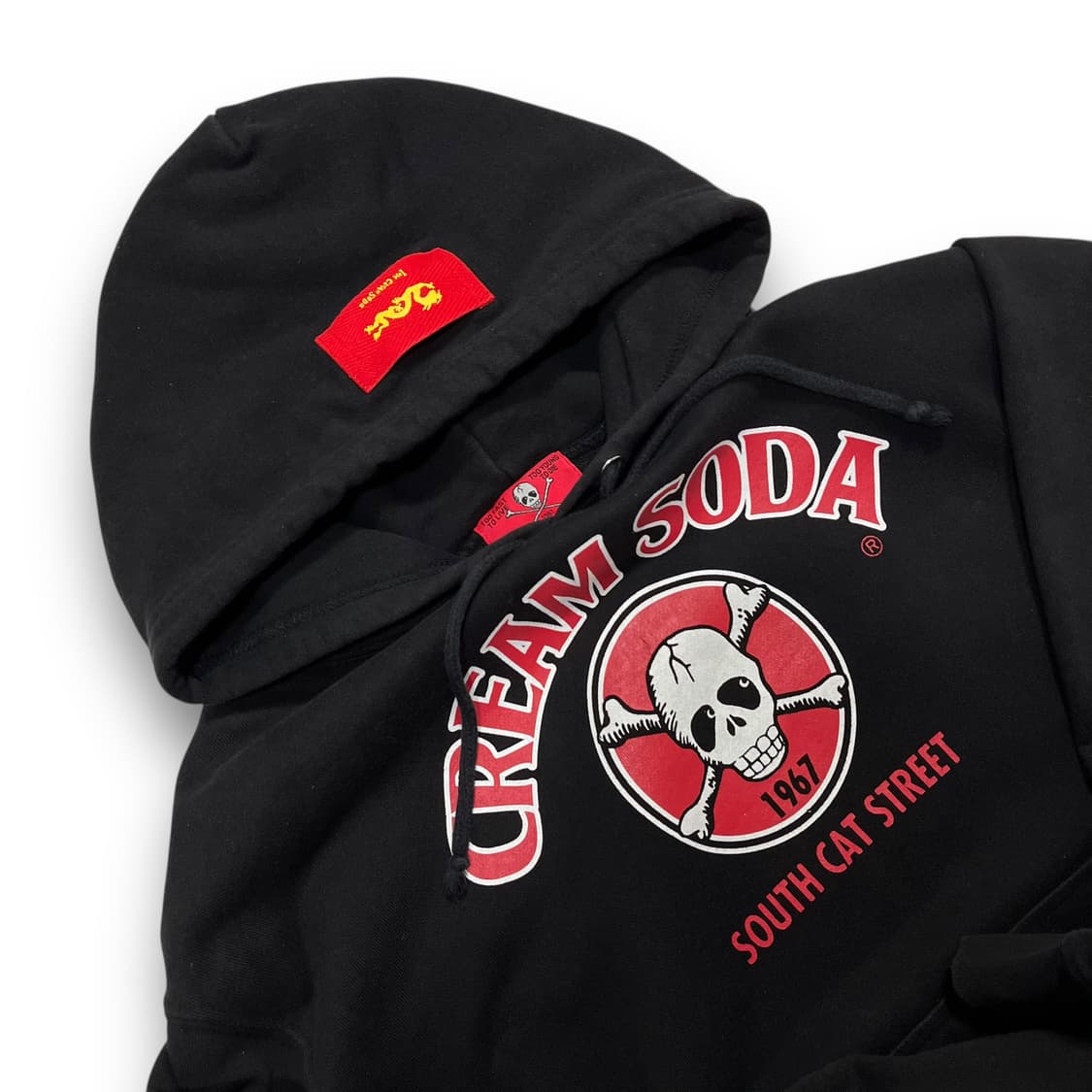 크림 소다 00s 사우스 캣 스트릿 스컬 로고 다크 후디 상품이미지4