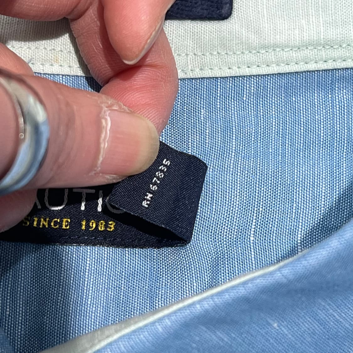 노티카 린넨 하프셔츠 s10623 상품이미지6