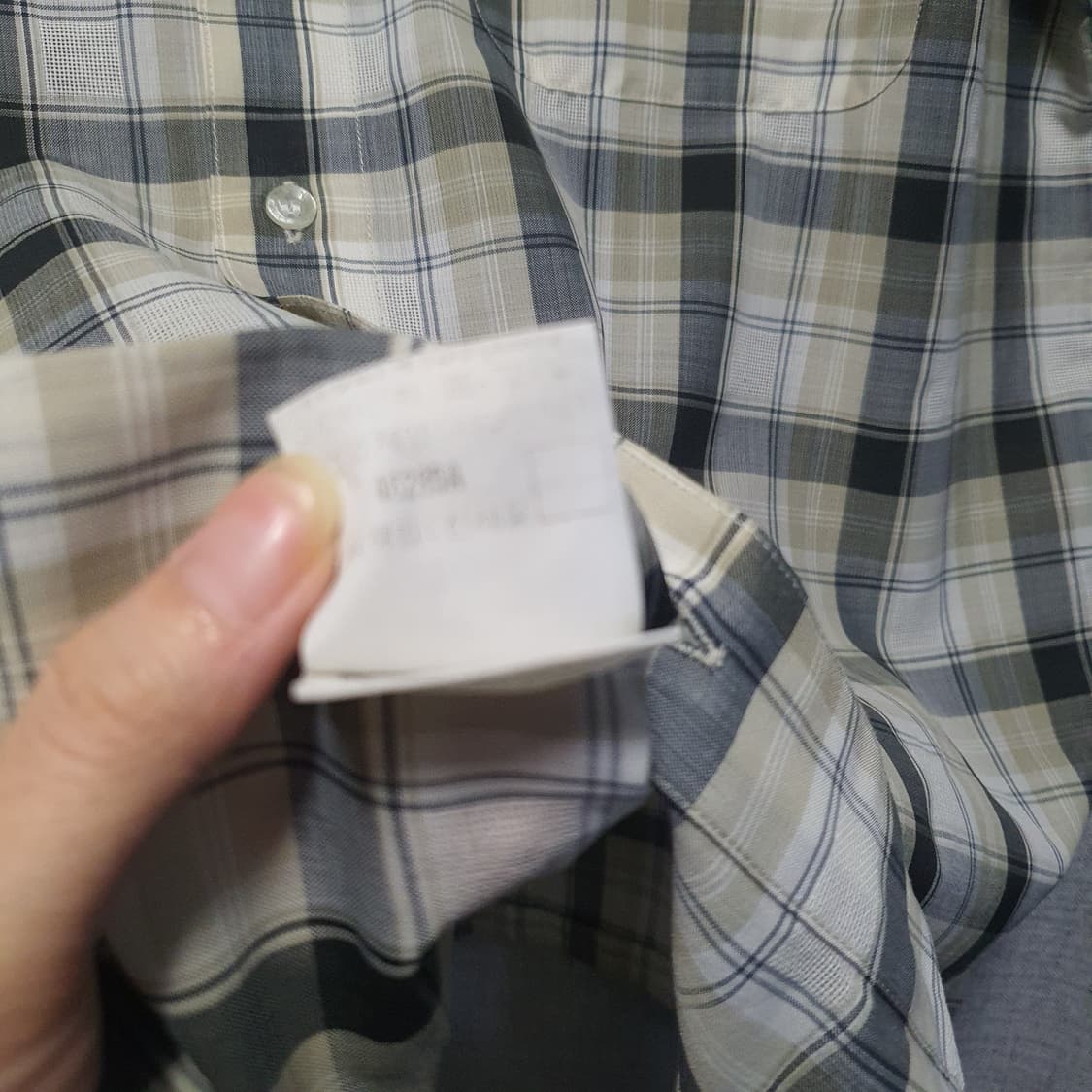 입생로랑 체크  포켓 반팔 셔츠  상품이미지6