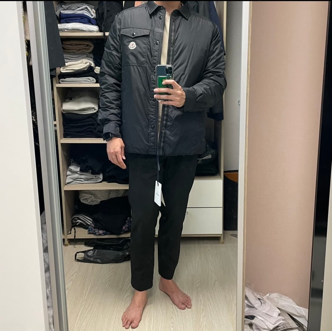 몽클레어 22fw 피롤 pyrole 블랙 4사이즈 상품이미지2