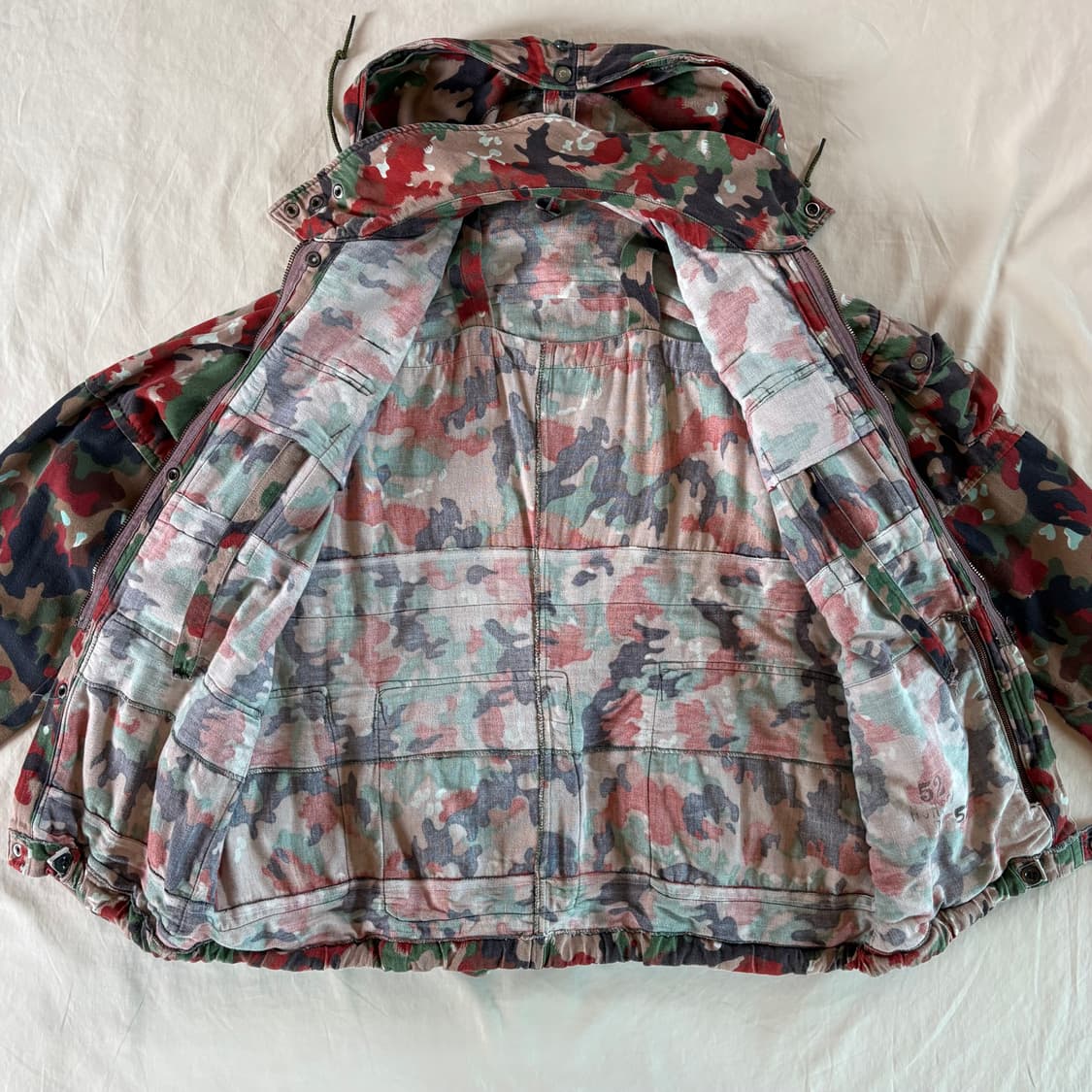 (105) 70s Swiss Army M70 알펜플라주 필드 자켓 상품이미지5