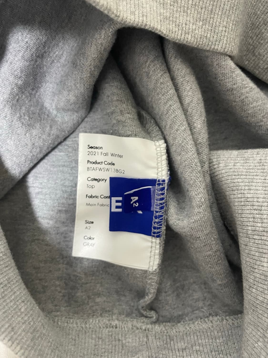 아더에러 베어브릭스 콜라보 맨투맨 A2 상품이미지3