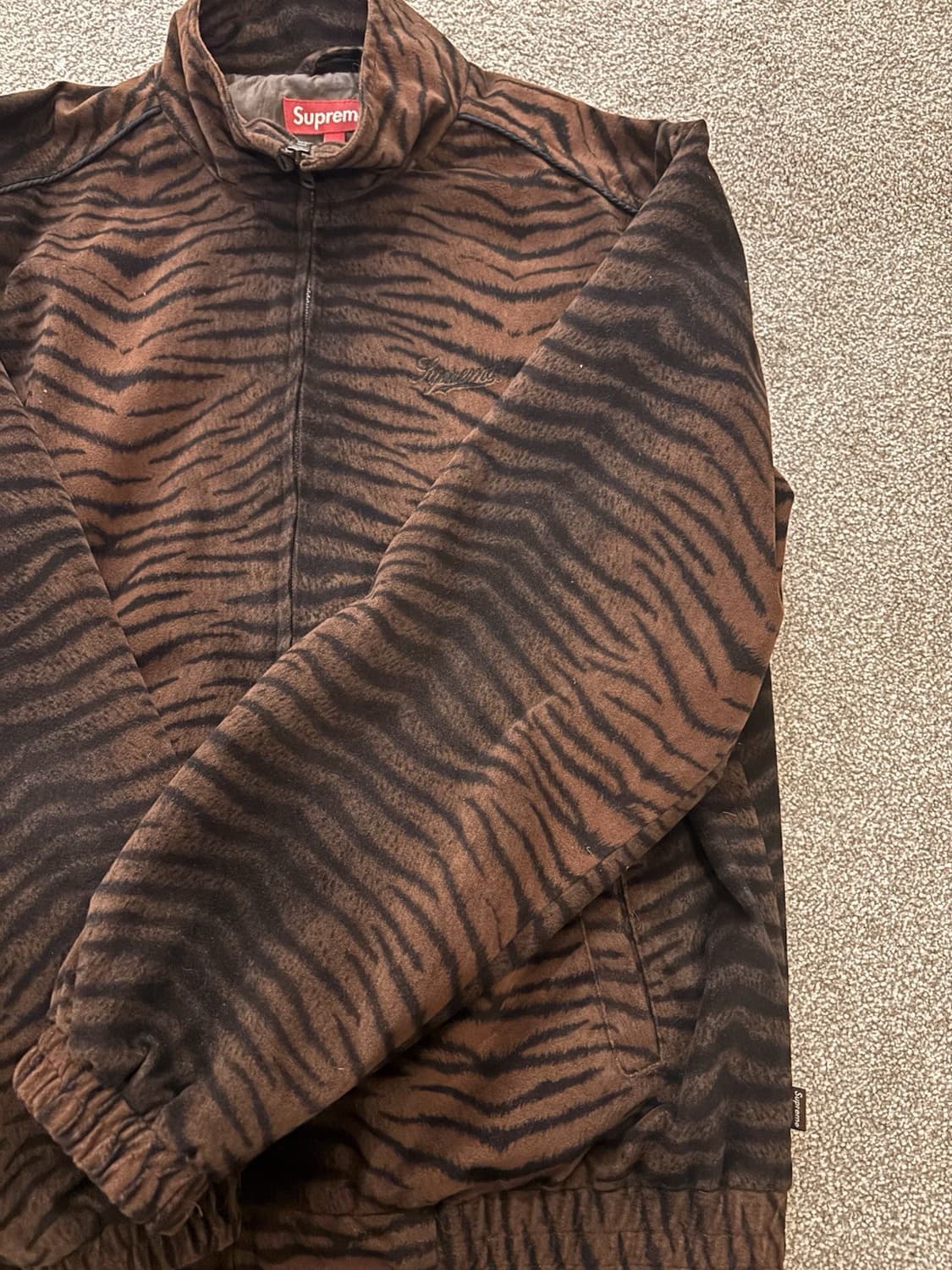 슈프림 타이거 스트라이프 트랙 자켓 상품이미지2