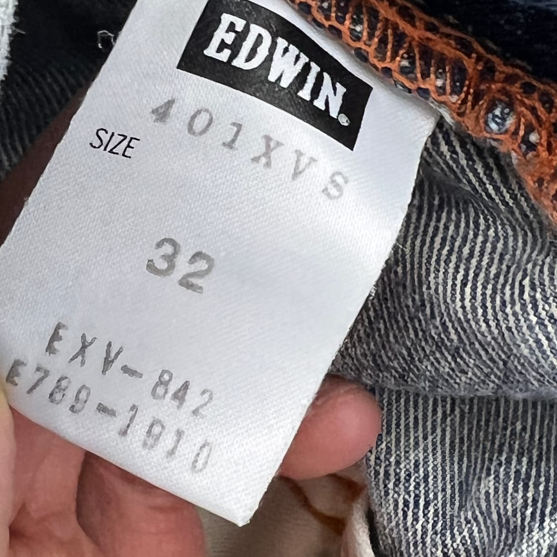 Edwin 에드윈 401 XVS 신치백 데님 팬츠 32 상품이미지9