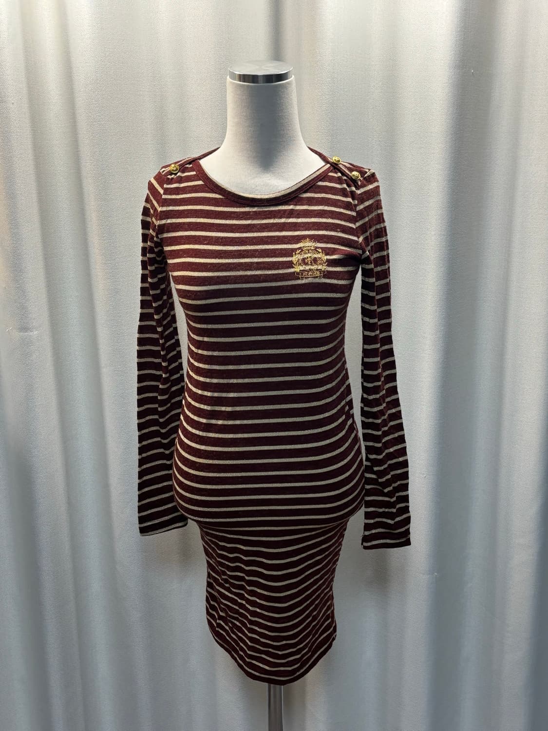 레드 금사 원피스 상품이미지1