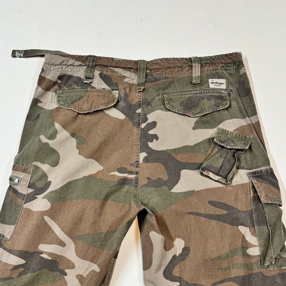 36inch) 빈티지 밀리터리 유틸리티 카고 팬츠 우드랜드 카모 상품이미지2