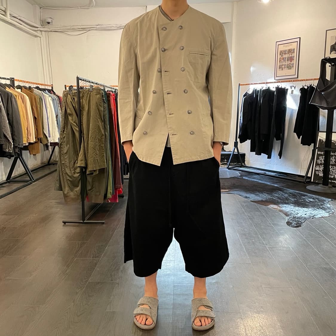 요지야마모토 버튼 디테일 자켓 상품이미지4