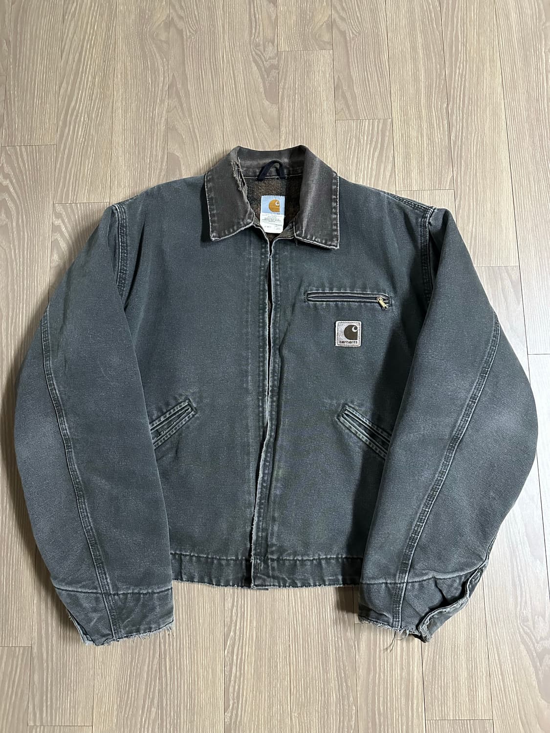 칼하트 j97 모스그린 라지 레귤러 J76 Made in usa 상품이미지4