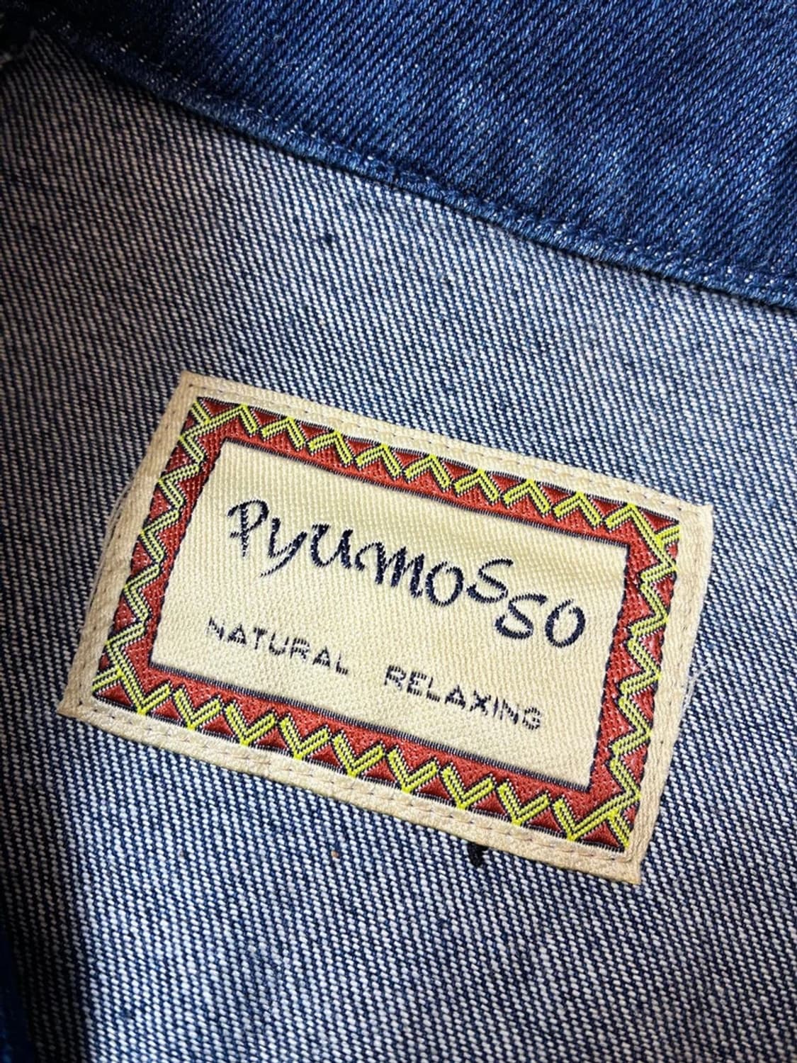 Pyumosso 00's 재팬 자수 디테일 데님 트러커 자켓 PN8548 상품이미지7