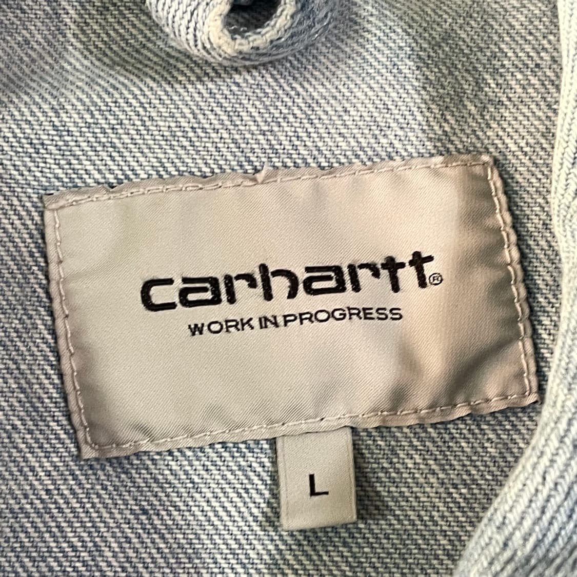 칼하트 데님 블루종 자켓 상품이미지5