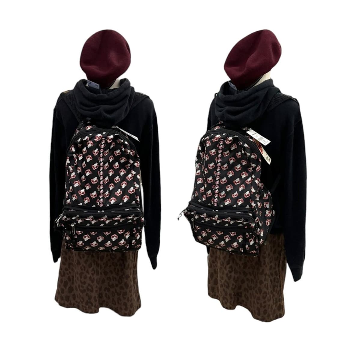 히스테릭글래머 롤링 슈퍼스타 2웨이 백팩 블랙 상품이미지10