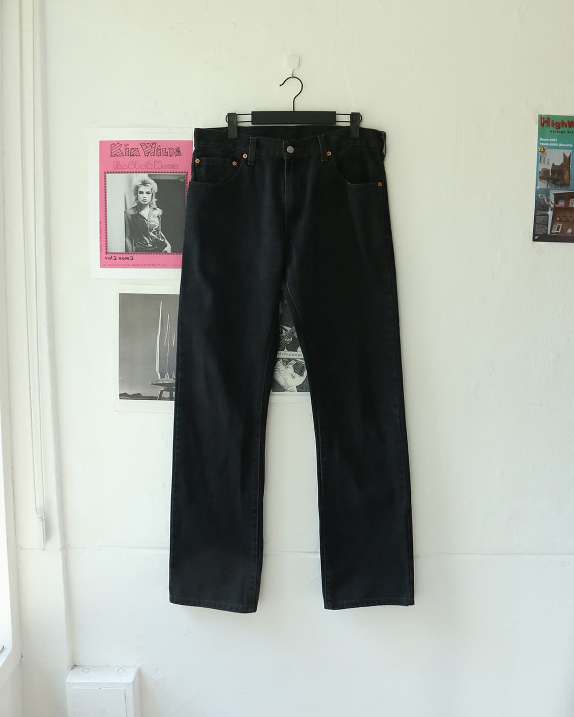 리바이스 517 블랙 부츠컷 팬츠 33" 상품이미지3