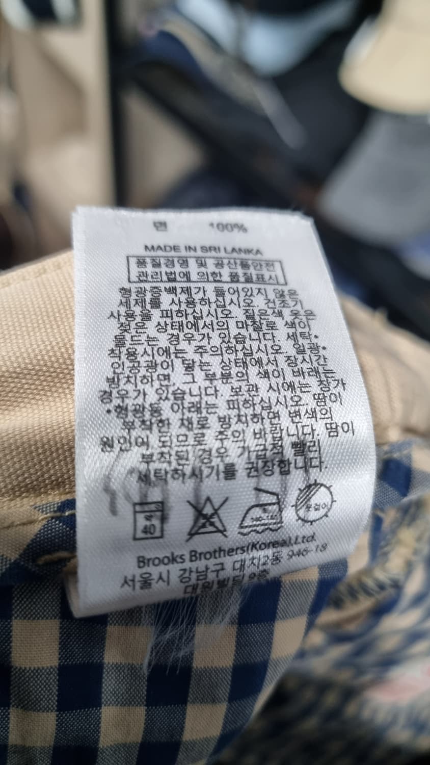 브룩스 브라더스) 베이지색 카고바지 31사이즈(허리단면40) 상품이미지3