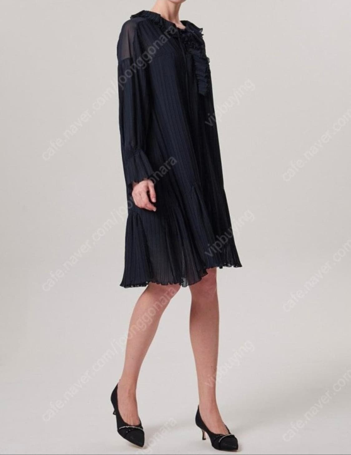 여성 free 타임 플리츠 드레스 원피스 상품이미지1