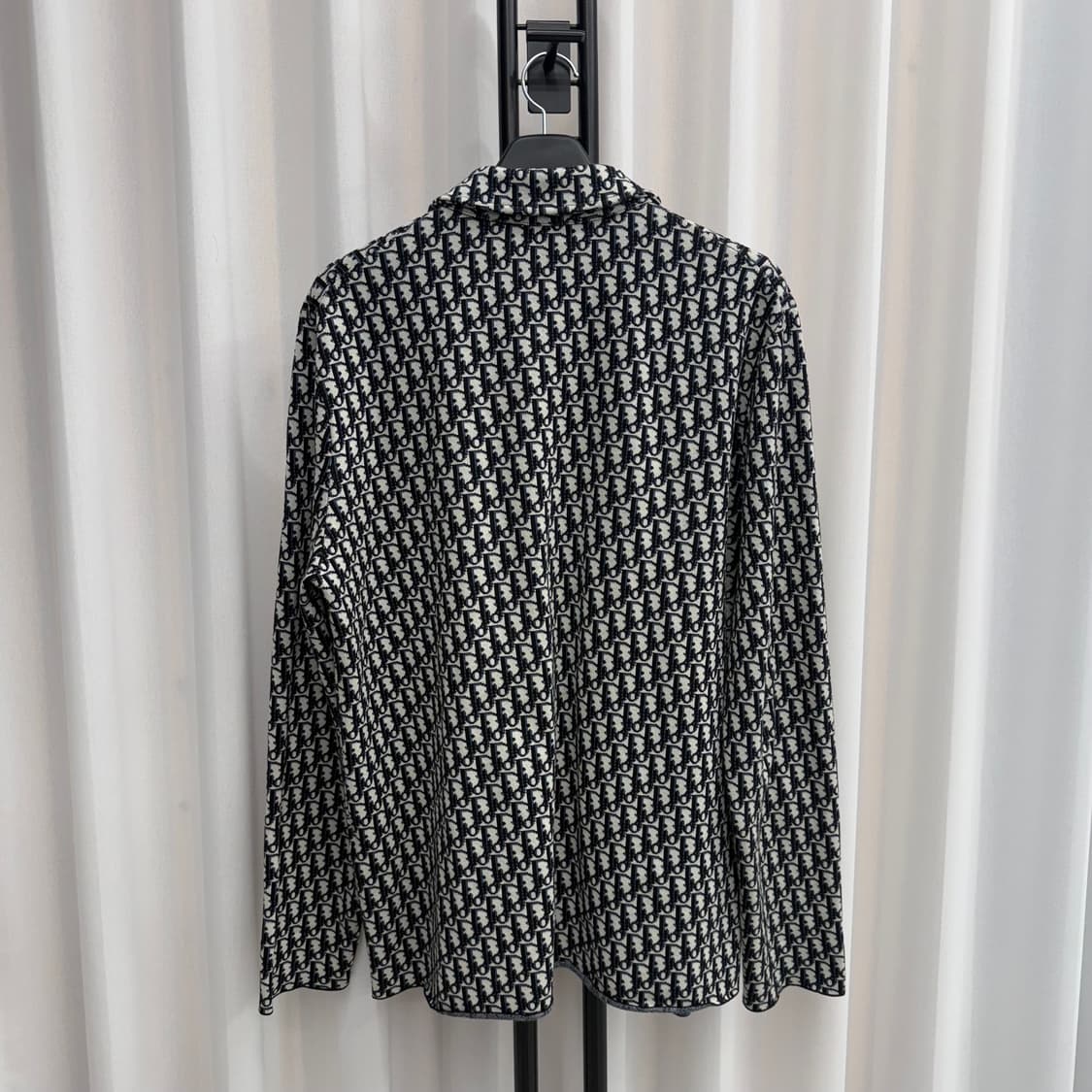 [26년 구매/ XL] 디올 오블리크 니트 셔츠 상품이미지2