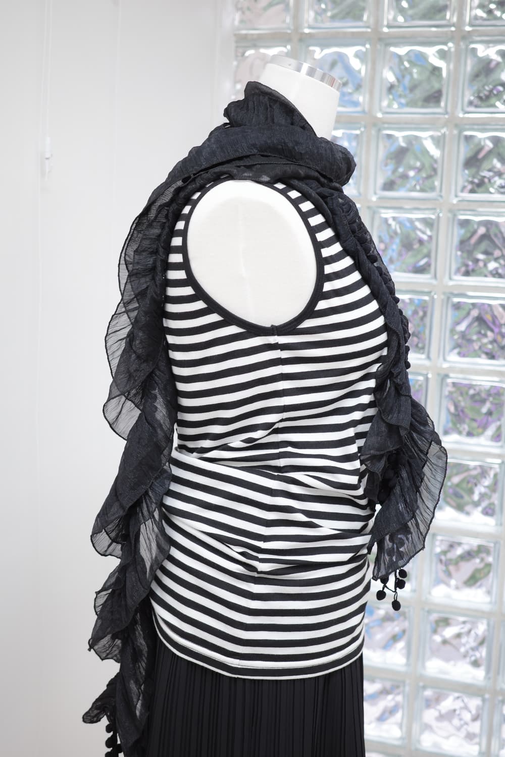 Stripe lespoir sleeveless 상품이미지4
