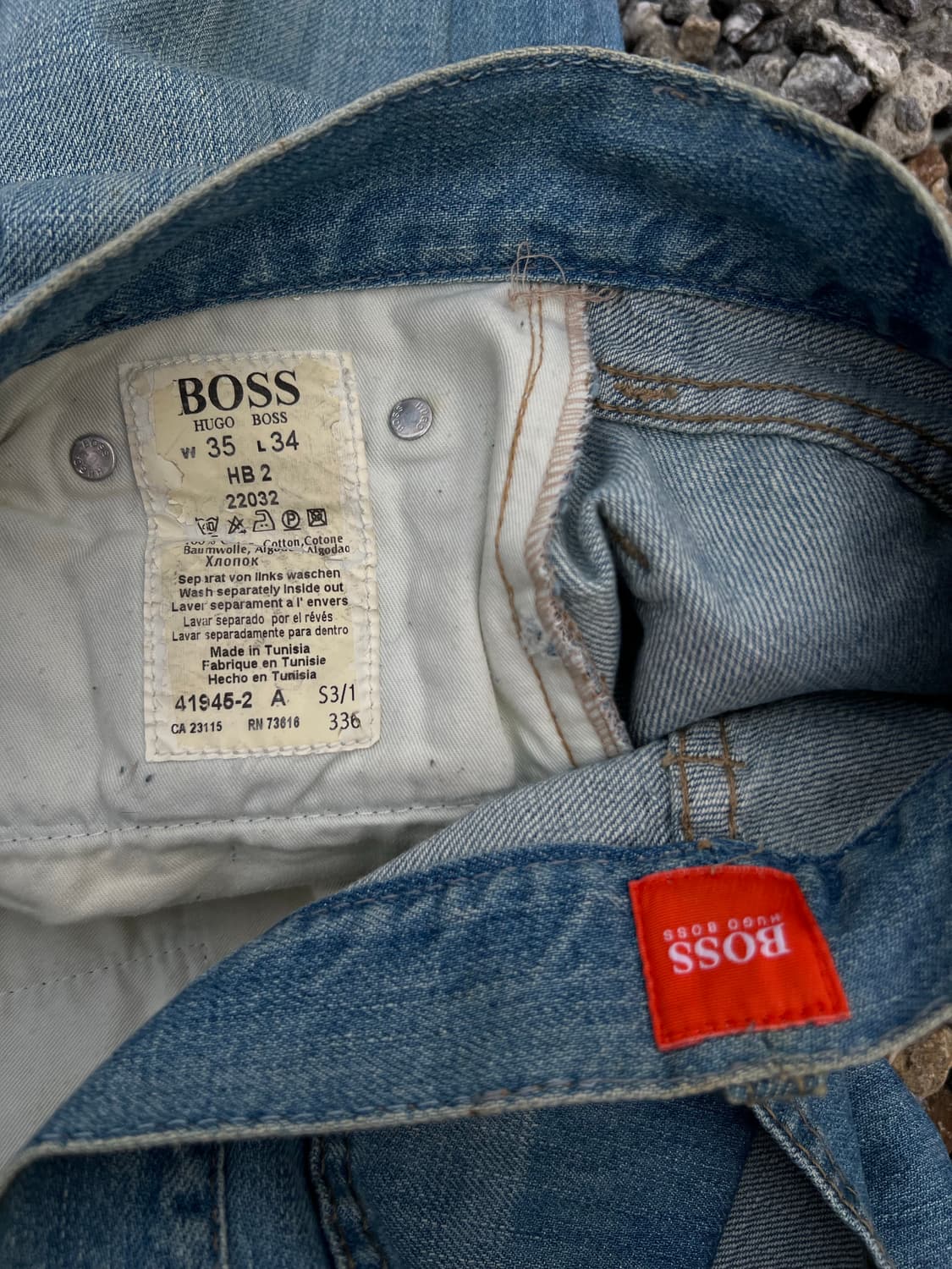 Hugo Boss 휴고 보스 스트레이트 데님팬츠 상품이미지3