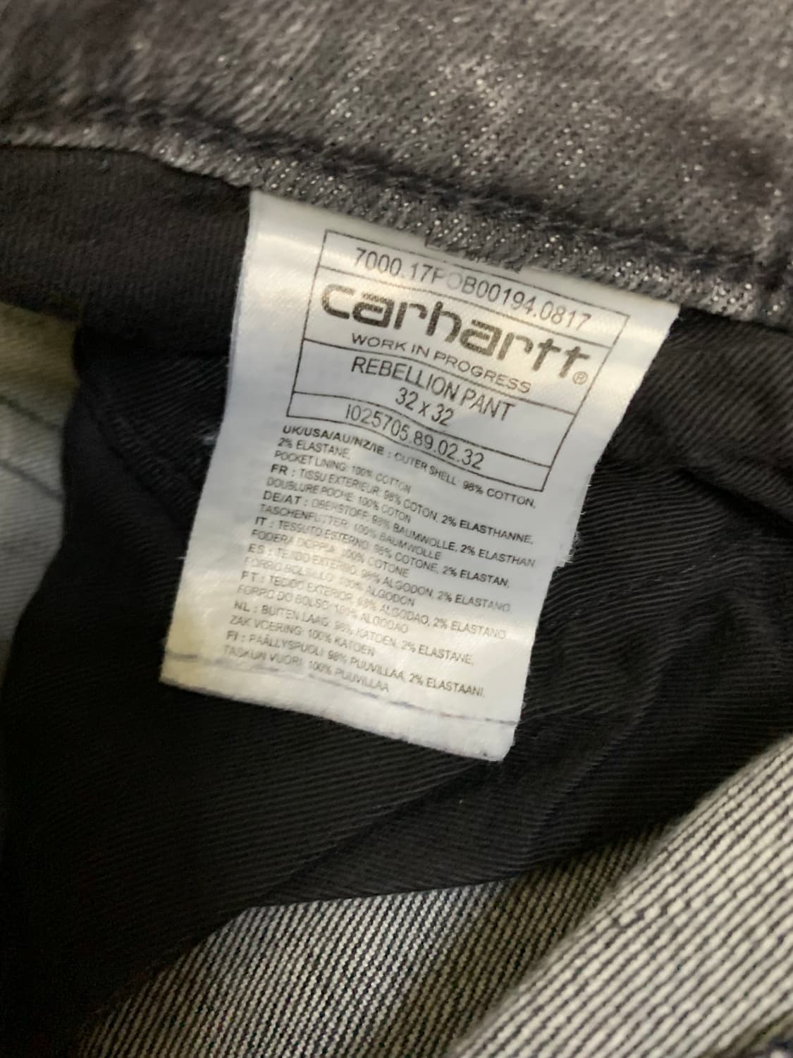 CARHARTT WIP REBELLION PANT 상품이미지3
