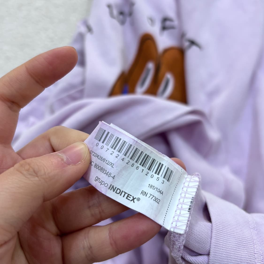 XL 자라 페포모레노 반팔 티셔츠 0410E 상품이미지4