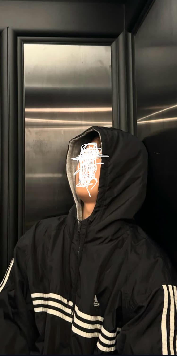 아디다스 검흰 그레이 리버시블 자켓 상품이미지2