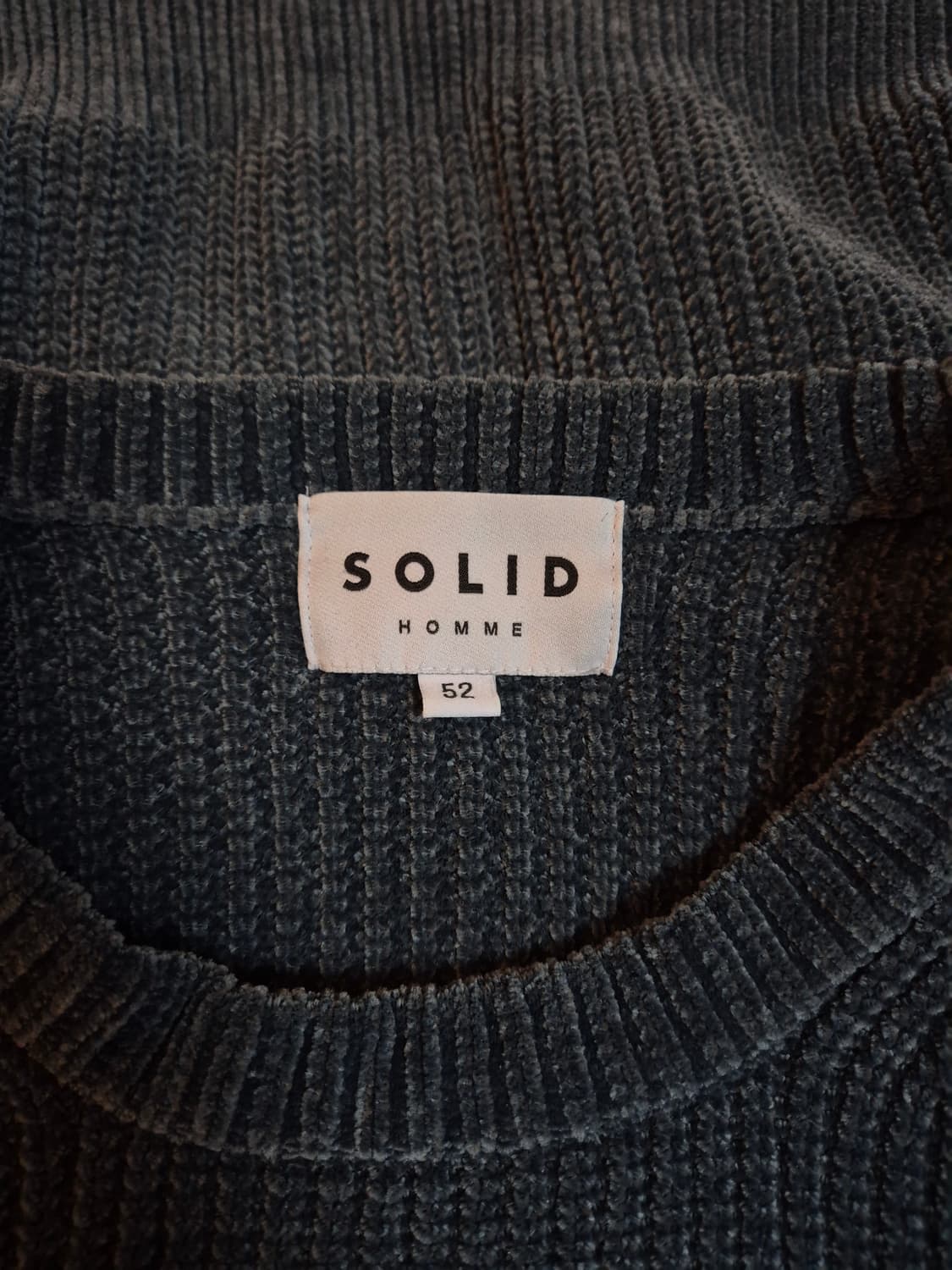 솔리드옴므 벨벳니트 52 청록 상품이미지3