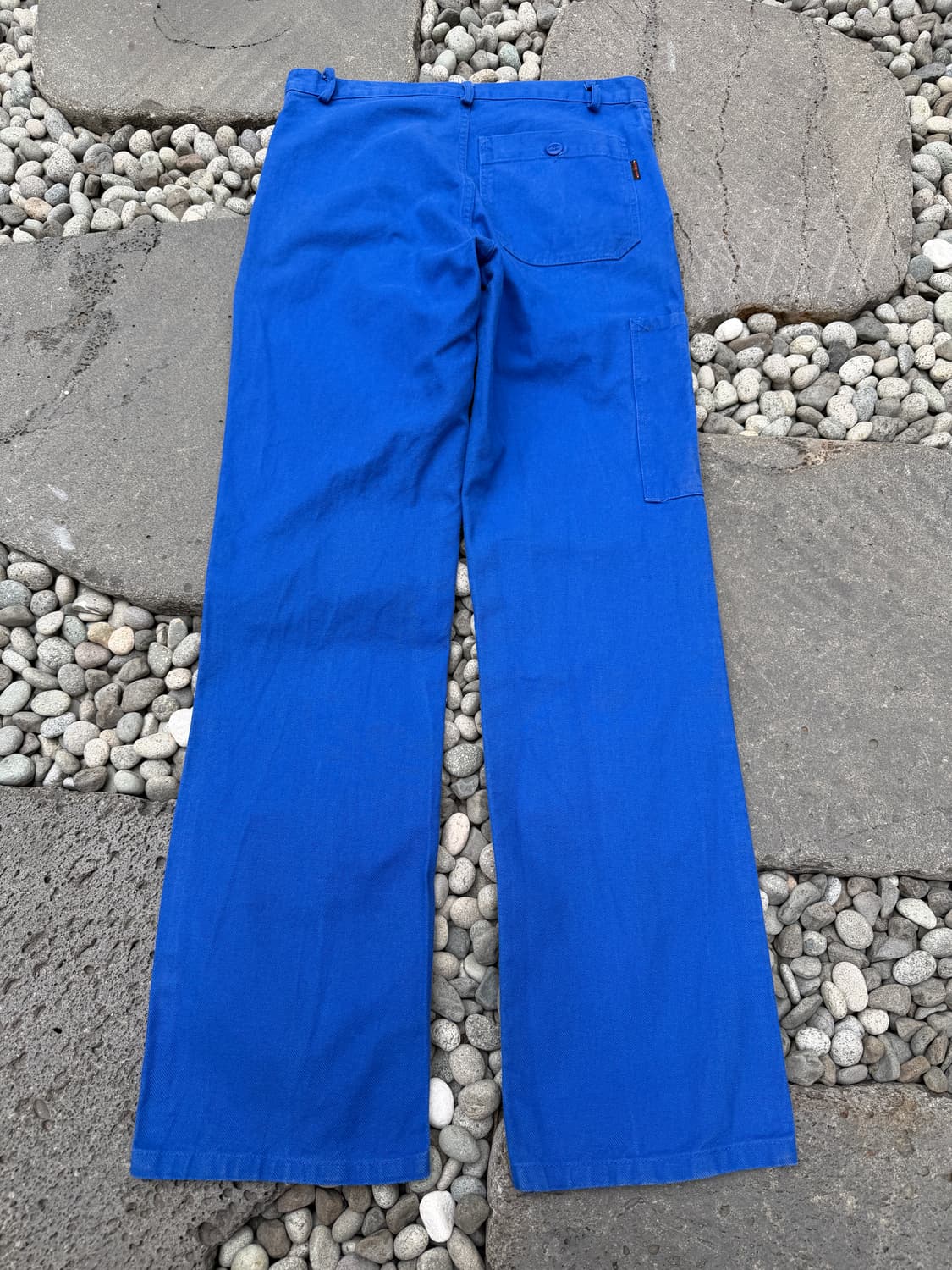 1990s PORTEX WASHED BLUE FRENCH 프렌치워크팬츠 상품이미지2