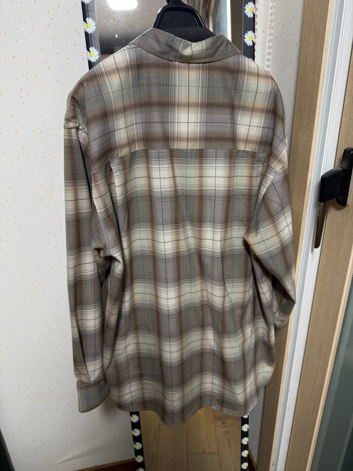 [3] 오라리 울 체크 셔츠 상품이미지7